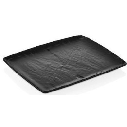 Półmisek z melaminy Rock, czarny, GN 1/2, 265x325mm | 562369 FINE DINE