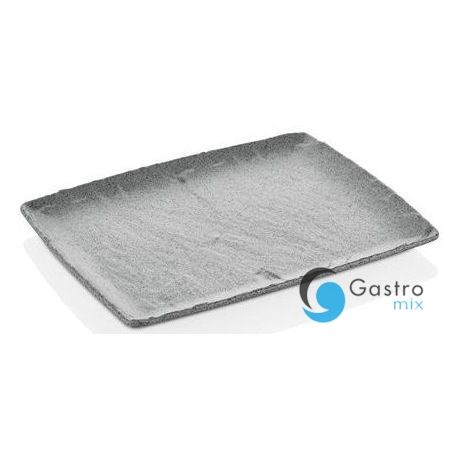 Półmisek z melaminy Rock, szary, GN 1/2, 265x325mm | 562376 FINE DINE 
