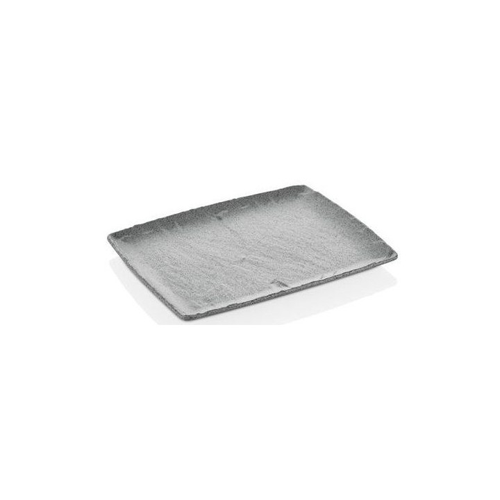 Półmisek z melaminy Rock, szary, GN 1/2, 265x325mm | 562376 FINE DINE