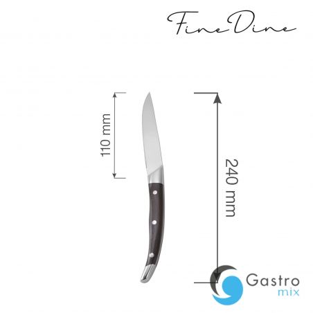 Nóż do steków Corfu - zestaw 6 szt. | 781036 FINE DINE 
