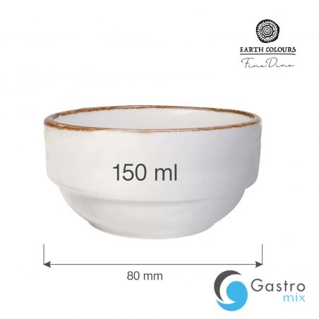 Miska sztaplowana Vanilla 80 mm | 781128 FINE DINE 