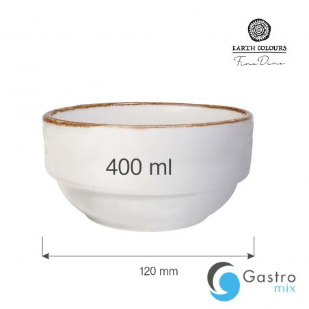 Miska sztaplowana Vanilla 120 mm | 781135 FINE DINE 