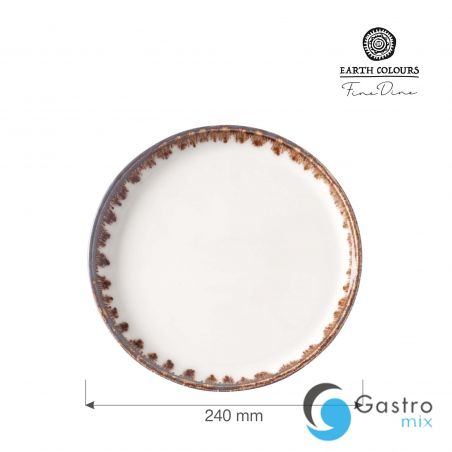 Talerz płytki Vanilla 240 mm | 781159 FINE DINE 