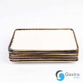  Talerz prostokątny Vanilla 300x200 mm | 781197 FINE DINE