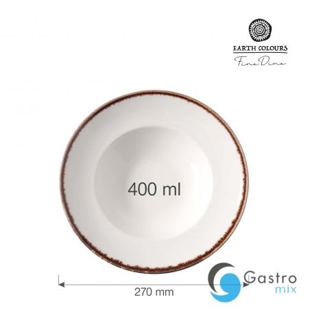 Talerz do pasty Vanilla 270 mm | 781234 FINE DINE 