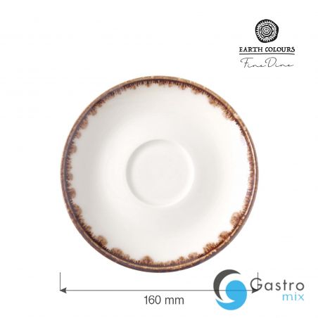 Spodek do cappuccino Vanilla 160 mm | 781289 FINE DINE 