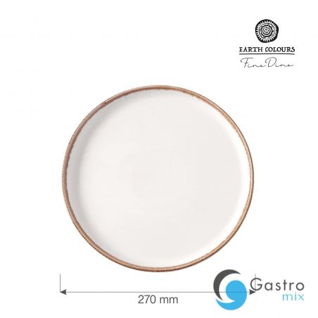 Talerz z wysokim rantem Vanilla 270 mm | 781296 FINE DINE 
