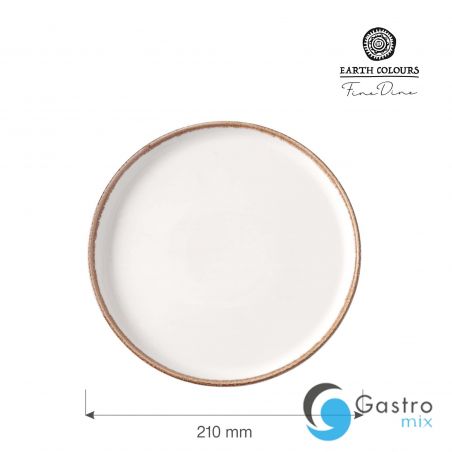 Talerz z wysokim rantem Vanilla 210 mm | 781463 FINE DINE 