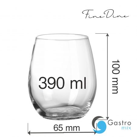 Szklanka 390ml niska Cantare| 781951 FINE DINE 