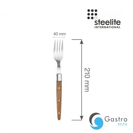 Widelec do steków Mykonos - zestaw 6 szt. | 782880 FINE DINE 