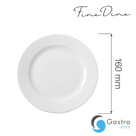 Talerz płytki Bianco 160 mm | 794050 FINE DINE 