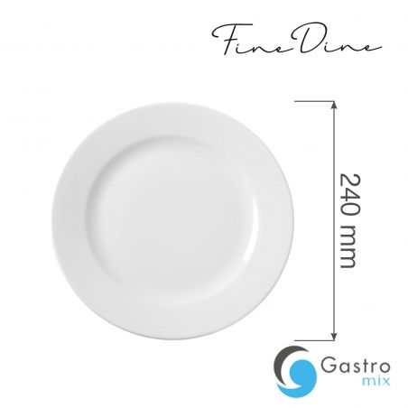 Talerz płytki Bianco 240 mm | 794074 FINE DINE 