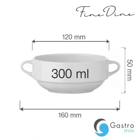 Bulionówka Bianco 380 ml | 799383 FINE DINE 