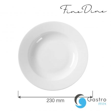 Talerz głęboki Bianco 230 mm | 799420 FINE DINE 