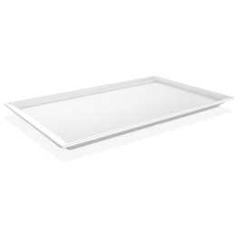 Taca GN 1/2 z melaminy, biała | 870747 FINE DINE