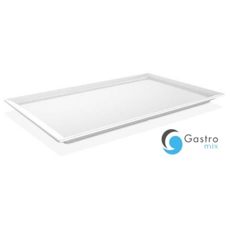 Taca GN 1/2 z melaminy, biała | 870747 FINE DINE 