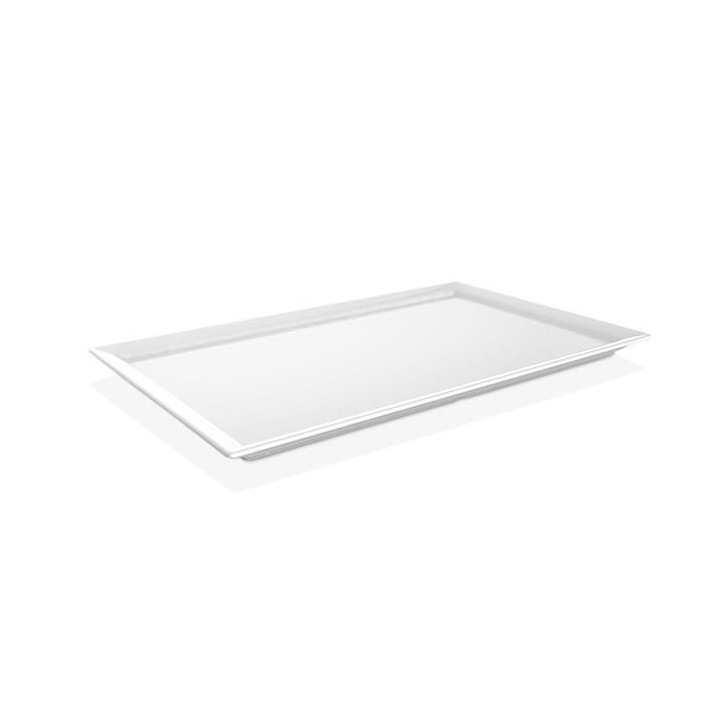 Taca GN 1/3 z melaminy, biała | 870754 FINE DINE