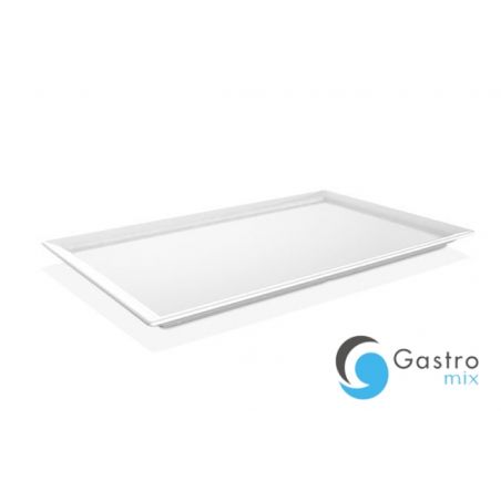 Taca GN 1/4 z melaminy, biała | 870761 FINE DINE 