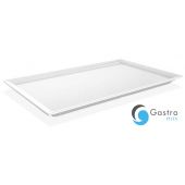 Taca GN 2/4 z melaminy, biała | 870778 FINE DINE