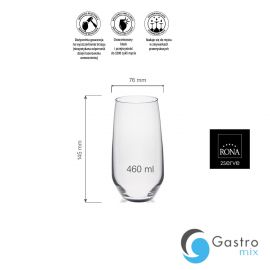  Szklanka 460ml wysoka Martina| 42201200 FINE DINE