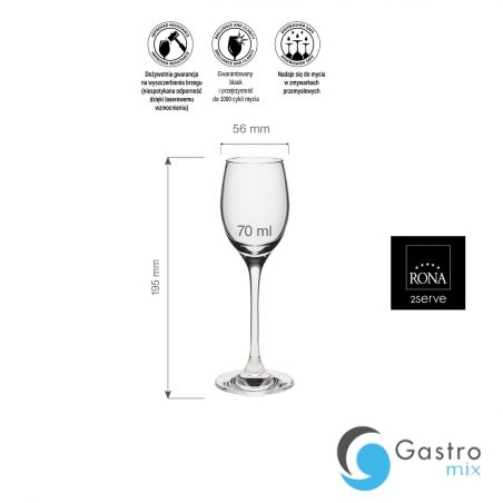Kieliszek 70ml do likieru Edition| 60010500 FINE DINE 