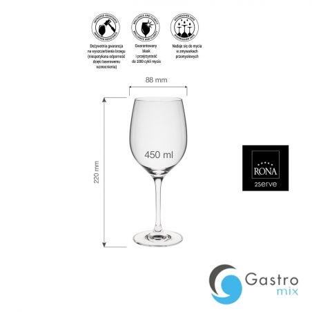 Kieliszek 450ml do wina Edition| 60500100 FINE DINE 