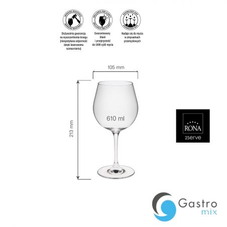 Kieliszek 610ml do wina burgund Invitation| 62651000 FINE DINE 