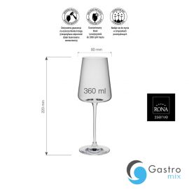  Kieliszek 360ml do wina Mode| 70480200 fine dine
