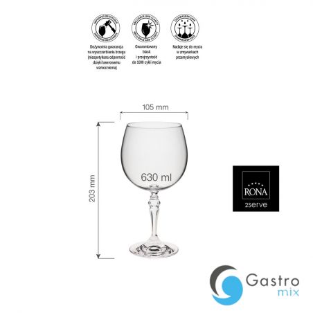 Kieliszek  630ml gin/tonic| 83030000 FINE DINE 