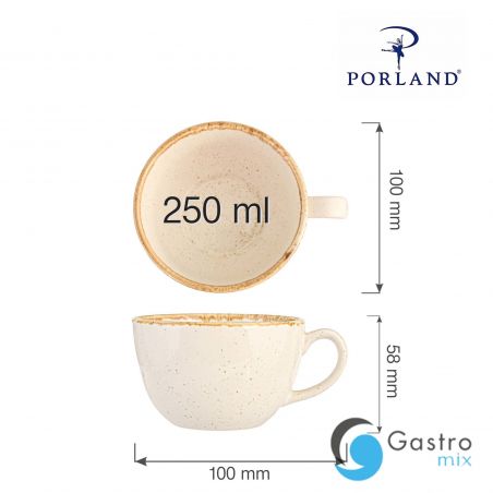 Filiżanka elegancka Sand 250 ml | 04ALM001408 FINE DINE 