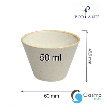 Miska stożkowa Sand 50 ml | 04ALM001416 FINE DINE 