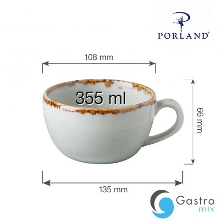 Filiżanka elegancka Ashen 320 ml | 04ALM001449 FINE DINE 
