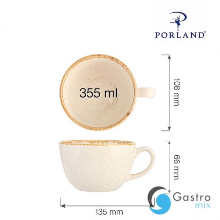 Filiżanka elegancka Sand 320 ml | 04ALM001450 FINE DINE 