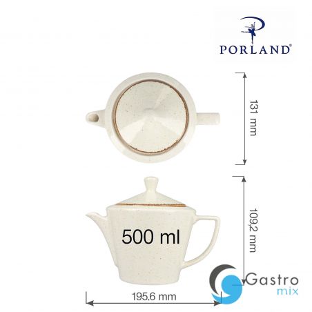 Dzbanek do herbaty Sand 500 ml | 04ALM001493 FINE DINE 