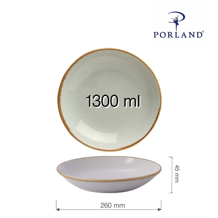 Talerz coupe Ashen 260 mm | 04ALM001502 FINE DINE