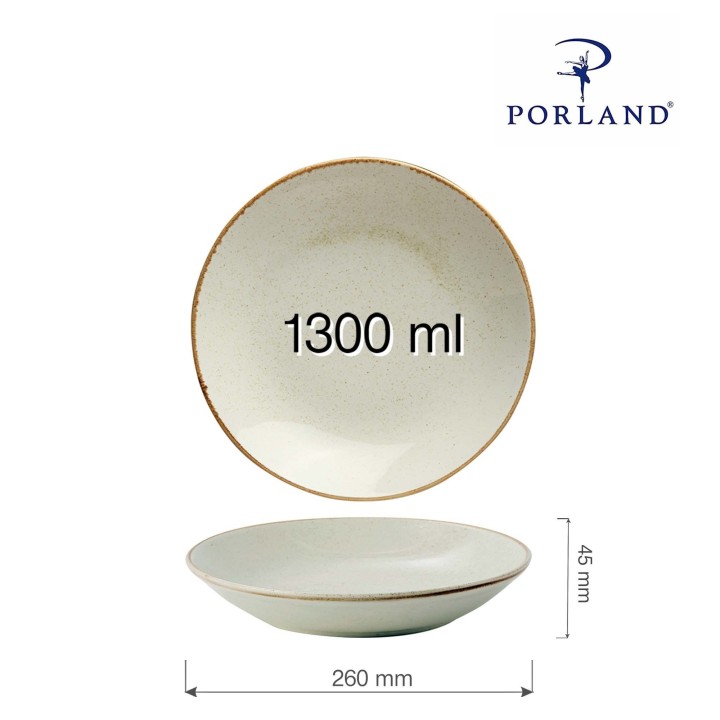 Talerz coupe Sand 260 mm | 04ALM001503 FINE DINE