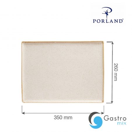Taca prostokątna Sand 350x260 mm | 04ALM001509 FINE DINE 