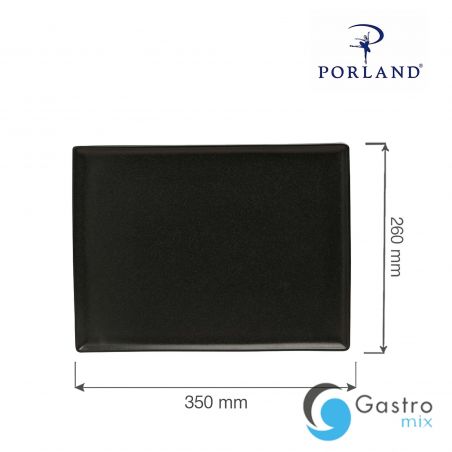 Taca prostokątna Coal 350x260 mm | 04ALM001524 FINE DINE 