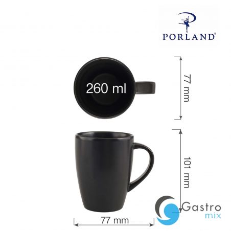 Kubek Coal 260 ml | 04ALM001681 FINE DINE 