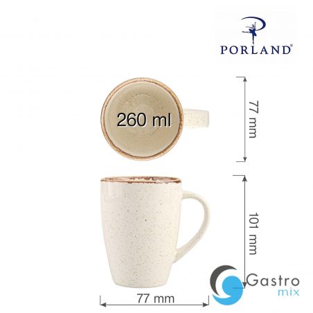 Kubek Sand 260 ml | 04ALM001686 FINE DINE 