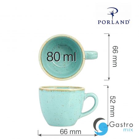 Filiżanka elegancka do espresso Laguna 80 ml | 04ALM001718 FINE DINE 