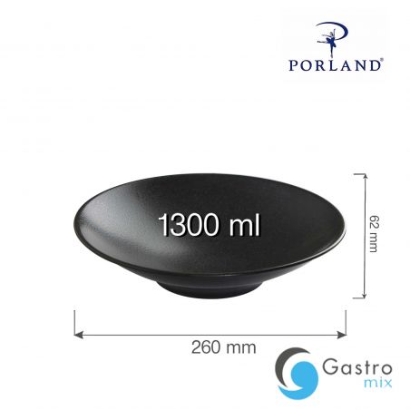 Talerz na stopie Coal 260 mm | 04ALM001944 FINE DINE 