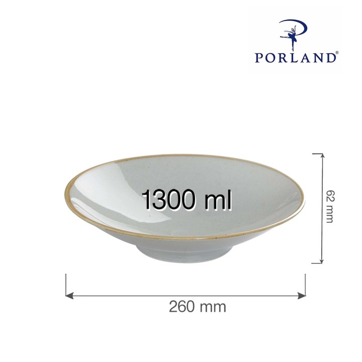Talerz na stopie Ashen 260 mm | 04ALM001946 FINE DINE