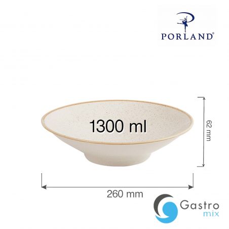 Talerz na stopie Sand 260 mm | 04ALM001947 FINE DINE 