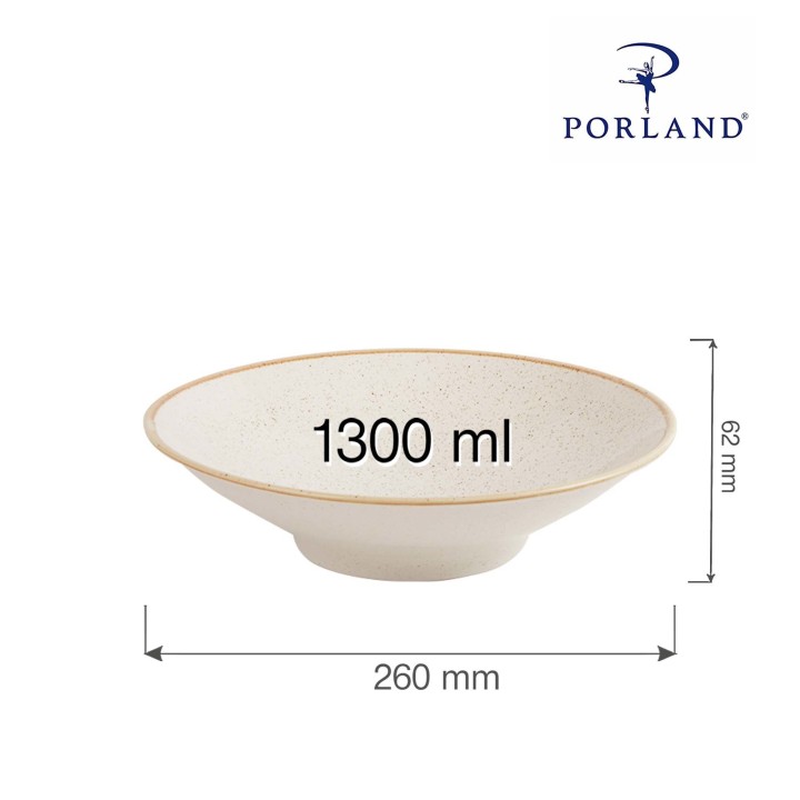 Talerz na stopie Sand 260 mm | 04ALM001947 FINE DINE
