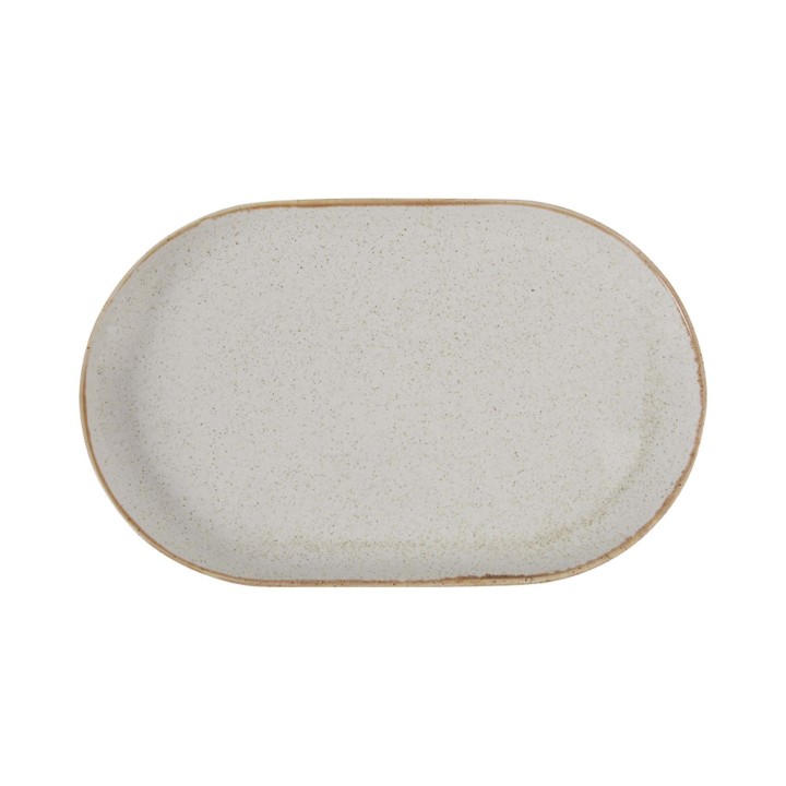Półmisek owalny Sand 300x150 mm | 04ALM001955 FINE DINE