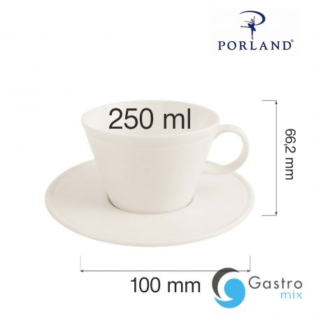 Filiżanka elegancka Line 250 ml | 04ALM002267 FINE DINE 