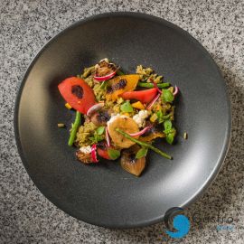  Talerz płytki Coal 300 mm | 04ALM002276 FINE DINE