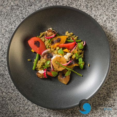 Talerz płytki Coal 300 mm | 04ALM002276 FINE DINE 