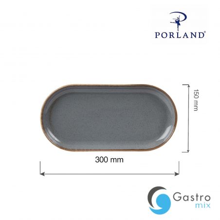 Półmisek owalny Stone 300x150 mm | 04ALM002443 FINE DINE 